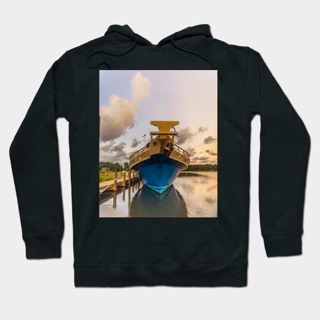 Calabash  fishing boat Hoodie by KensLensDesigns